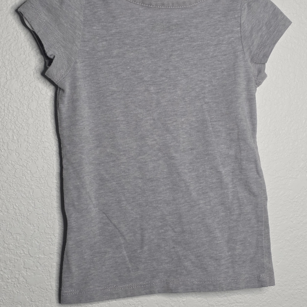 Disney Gray Minnie Graphic Tee with Iridescent Bow - Picture 3 of 3
